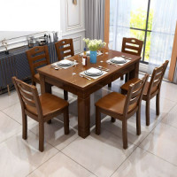 Modern Style Wooden Dining Set